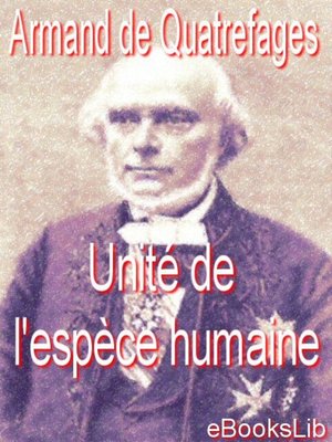 cover image of Unité de l'espèce humaine
